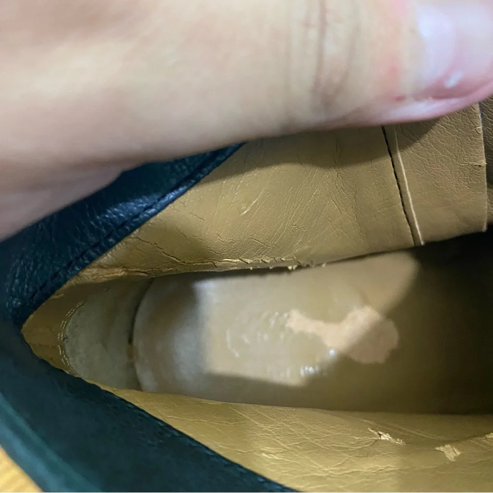 Coach‎ Hanni Leather Black Booties Heeled Sz 10 Read Description Please - Picture 15 of 15